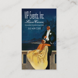 "Art Deco" - Event Planner, Coordinator Business Card