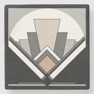 Art Deco Expression Stone Coaster