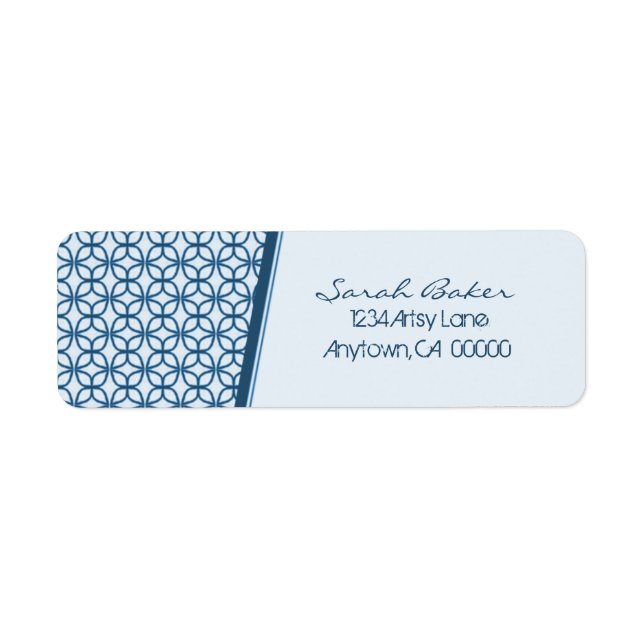 Art Deco Fab Return Address Labels (Front)