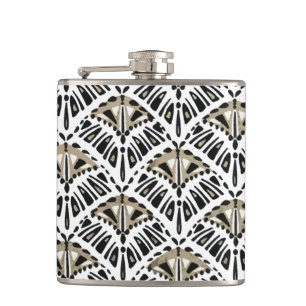 Art Deco Fan Design Flask
