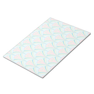 Art Deco Fan Miami Gifts Notepad
