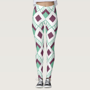 Art Deco Fans Leggings