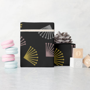 Art Deco Fans Wrapping Paper