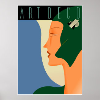 Art Deco Fashion 01 Poster
