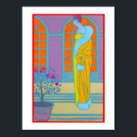 Art Deco Fashion Illustration by George Barbier Poster<br><div class="desc">From a vintage print by George Barbier, one of the greatest French illustrators of the early 20th century. Barbier was at the forefront of his profession with commissions to design theatre and ballet costumes, illustrate books, and produce haute couture fashion illustrations. For the next 20 years he led a group...</div>