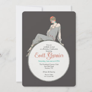 Art Deco Fashion Invitation