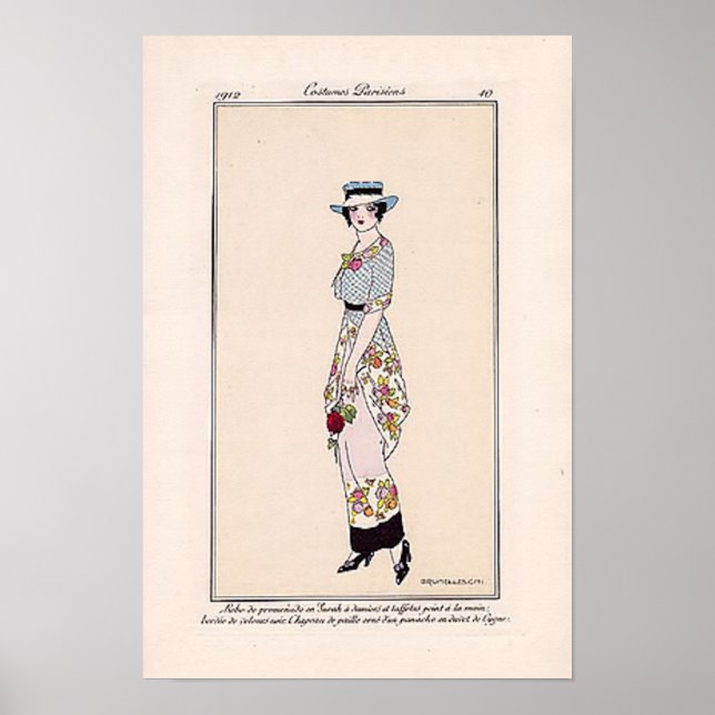 Art Deco Fashion Poster (Front)