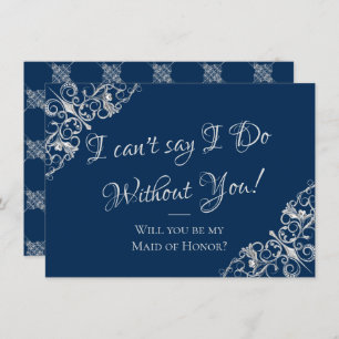 Art Deco Filigree   Cant Say I Do Without You Invitation