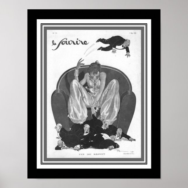 Art Deco "Fin De Saison" 1931 Poster (Front)