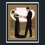 Art Deco "First Dance" Poster 16 x 20<br><div class="desc">Art Deco Print/ Poster entitled "First Dance"  16 x 20. May be available in other sizes.</div>