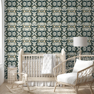 Art Deco Flourish Wallpaper