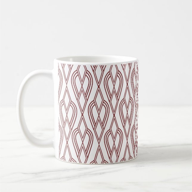 Art Deco Flowerbeds  Coffee Mug (Left)