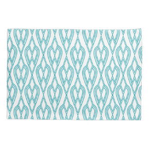 Art Deco Flowerbeds Pillowcase