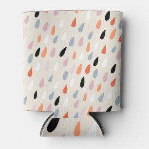 Art Deco Flowers: Modern Seamless Can Cooler