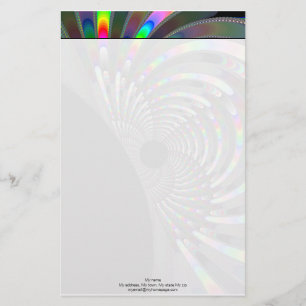 Art Deco Fractal Stationery