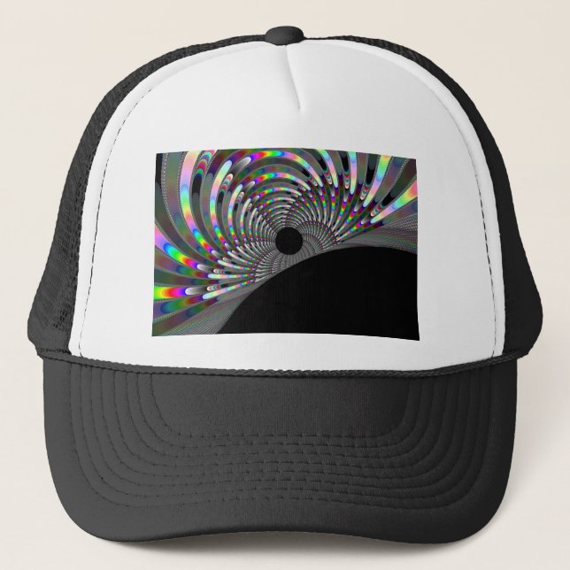Art Deco Fractal Trucker Hat (Front)