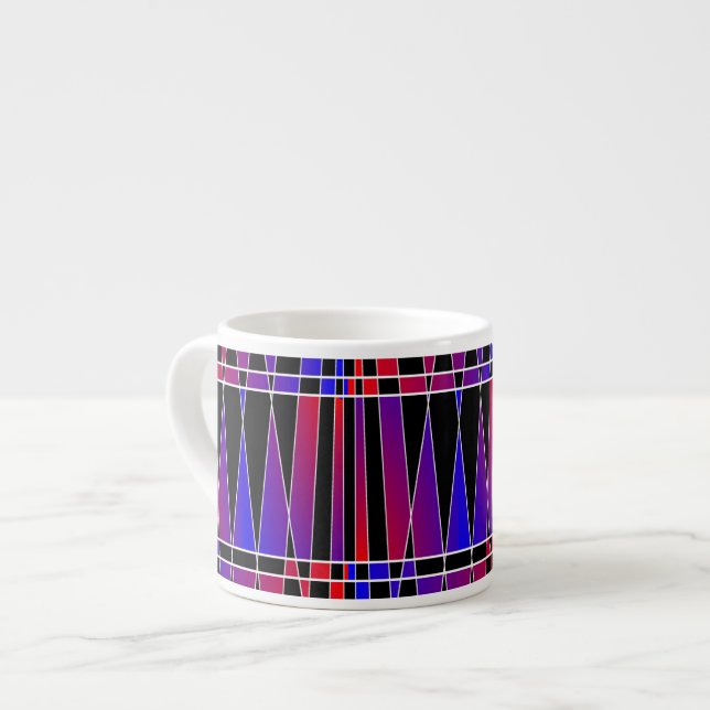 Art Deco 'Fractured'  by Kenneth Yoncich Espresso Cup (Front Left)