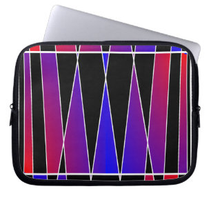 Art Deco 'Fractured' by Kenneth Yoncich Laptop Sleeve