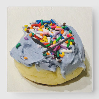 Art Deco Frosted Sugar Cookie Wall Clock