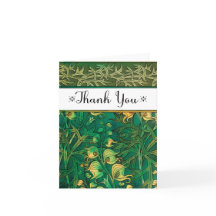 Art Deco Garden Thank You Notes