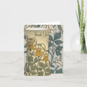 Art Deco Garden Vase Thank You Notes