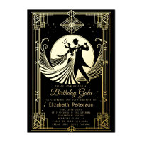 Art Deco Gatsby Prohibition Roaring 20s Birthday