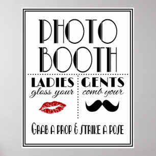 Art Deco Gatsby style PHOTO BOOTH print