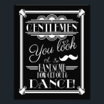 art deco, Gentlemen Bathroom sign, wedding sign<br><div class="desc">wedding sign</div>