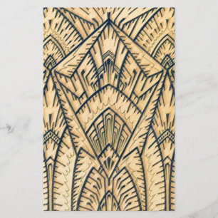 Art Deco Geo Architect Stationery