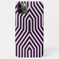 Art Deco Geometric - black and pink
