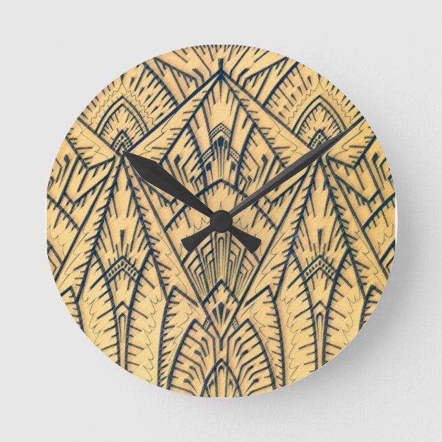 Art Deco Geometric Clock (Front)