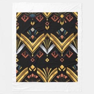 Art Deco Geometric Luxury Blanket Design (1)