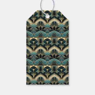 Art Deco Geometric Patterned Gift Tags