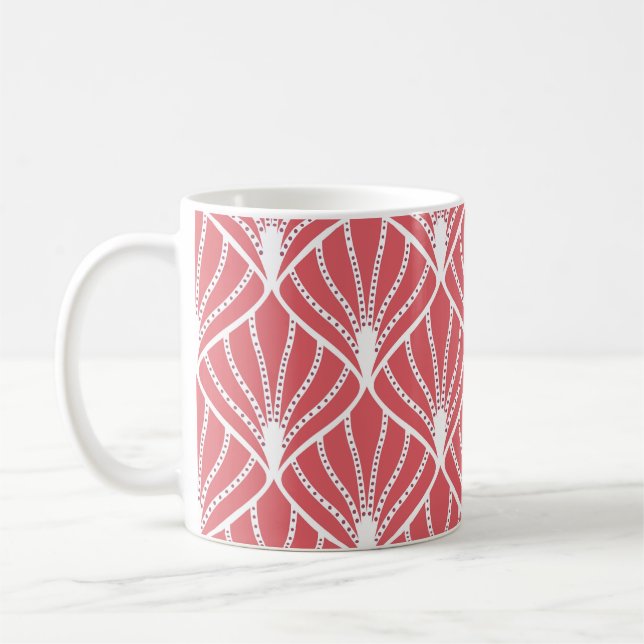 Art Deco, geometric seamless pattern. Coffee Mug (Left)