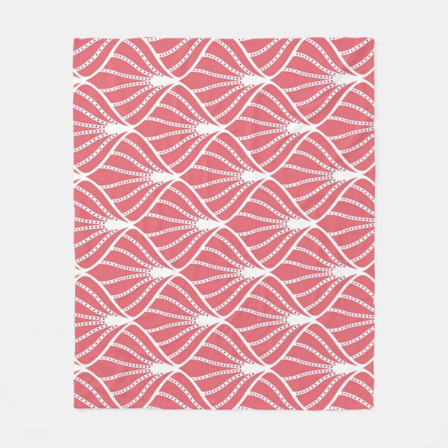 Art Deco, geometric seamless pattern. Fleece Blanket (Front)