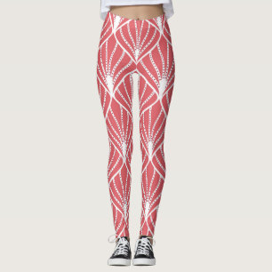 Art Deco, geometric seamless pattern. Leggings