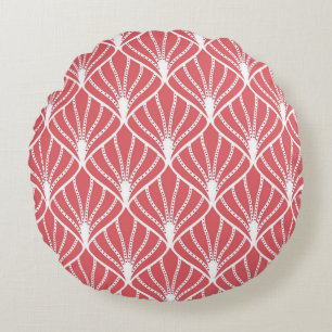 Art Deco, geometric seamless pattern. Round Cushion