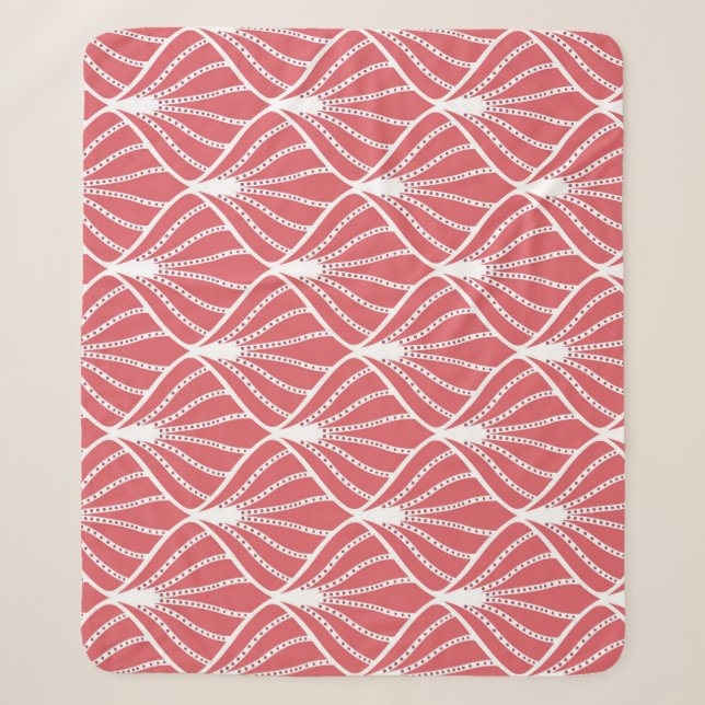 Art Deco, geometric seamless pattern. Sherpa Blanket (Front)