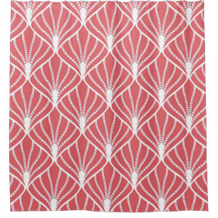 Art Deco, geometric seamless pattern. Shower Curtain