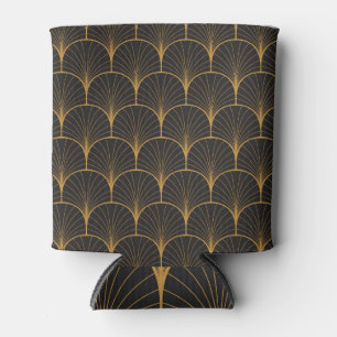 Art Deco, Geometric Vintage Pattern. Can Cooler