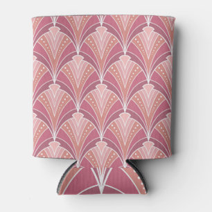 Art Deco Geometry: Vintage Seamless Pattern Can Cooler