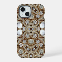 Art Deco Glamorous Vintage Fashion Beige Gold