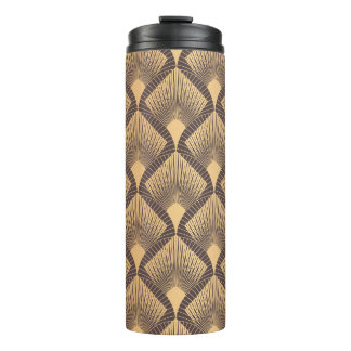 Art Deco Glamour: Golden Scales. Thermal Tumbler