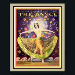 Art Deco "Glorifying the Dance" Poster 16 x 20<br><div class="desc">Vintage Art Deco Cover for The Dance magazine cover "Glorifying the Dance"  Poster measures 16 x 20</div>