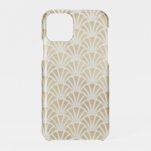 Art Deco Gold Elegant Fans Pattern Monogram iPhone 11 Pro Case