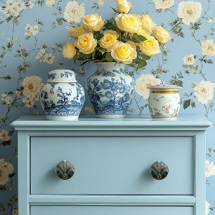  Art Deco Gold Green Black Art Nouveau  Ceramic Knob