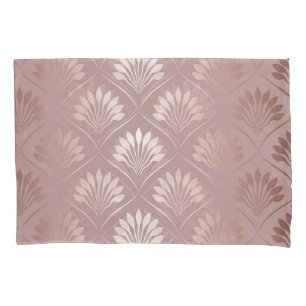 Art Deco: Gold Lattice Elegance. Pillowcase