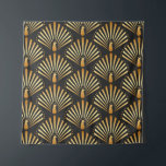 Art deco golden peacock pattern tapestry<br><div class="desc">Vintage illustration of golden peacock in black background seamless pattern in art deco style Golden Peacock Art Deco: Glamour in Every Feather! Embark on a journey to the art deco era with a golden peacock seamless pattern. Gatsby-inspired elegance. gatsby, seamless, background, peacock, feather, gold, fan, illustration, deco, pattern, geometric, abstract,...</div>