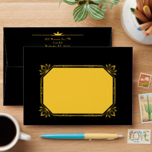 Art Deco Great Gatsby Mailing Envelopes