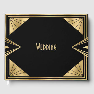Art Deco Great Gatsby Wedding  Guest Book